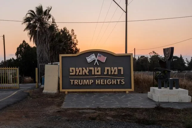 À Trump Heights, colonie israélienne du Golan : “Quand il ne sera plus président, nous serons toujours ici”