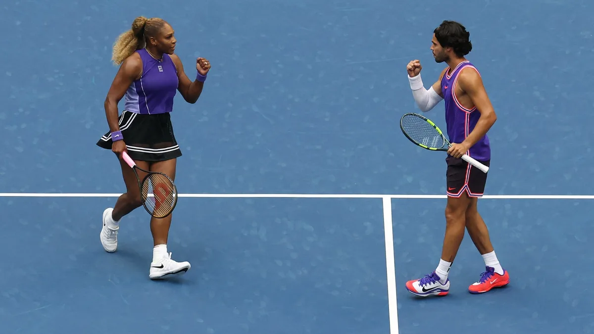 Carlos Alcaraz, tras el dobles mixto en el US Open: “Estoy jugando al lado de la única e inigualable Serena Williams”