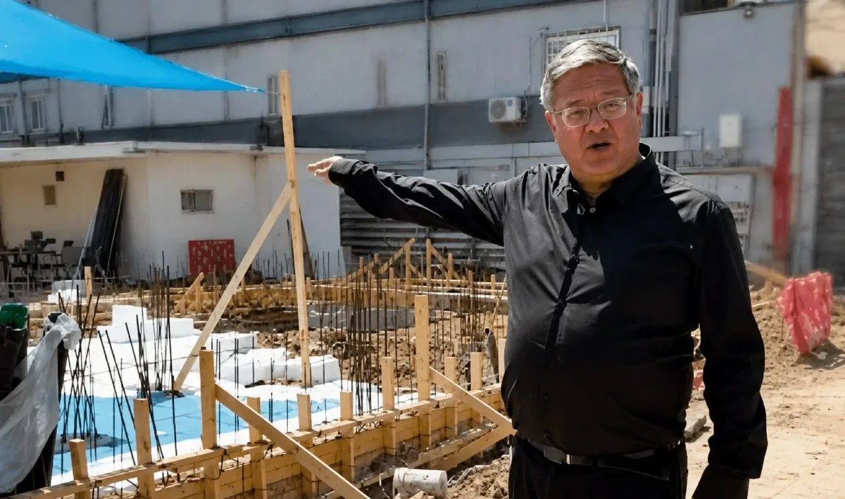 Ministro de Israel exibe obra de local para enforcamento de palestinos