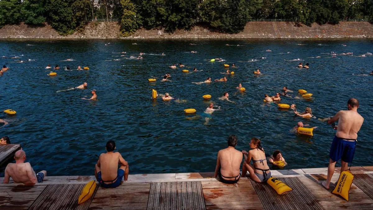 Frankreich: Flussbäder in Paris ziehen immer mehr Schwimmer an