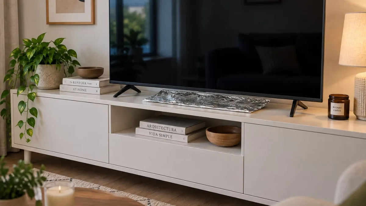 Colocar papel aluminio debajo del Smart TV: para qué sirve y por qué lo recomiendan