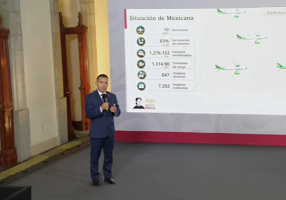 Gobierno de Sheinbaum presenta avances de Mexicana de Aviación y se prevé alcanzar rentabilidad para 2030