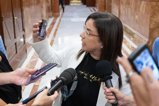 La diputada del PP que enseñó el gas pimienta se salva de una sanción por el adelanto electoral pese a ser una "infracción grave"