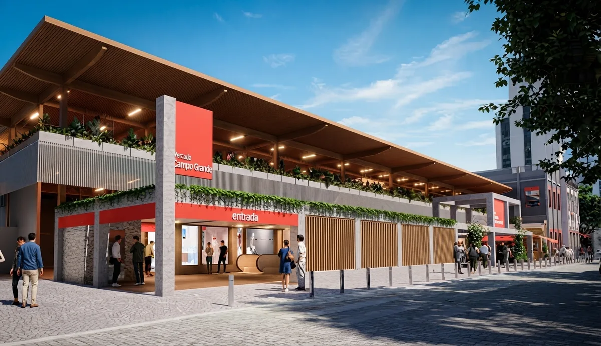 Estação de metrô no Campo Grande terá shopping e praça de alimentação