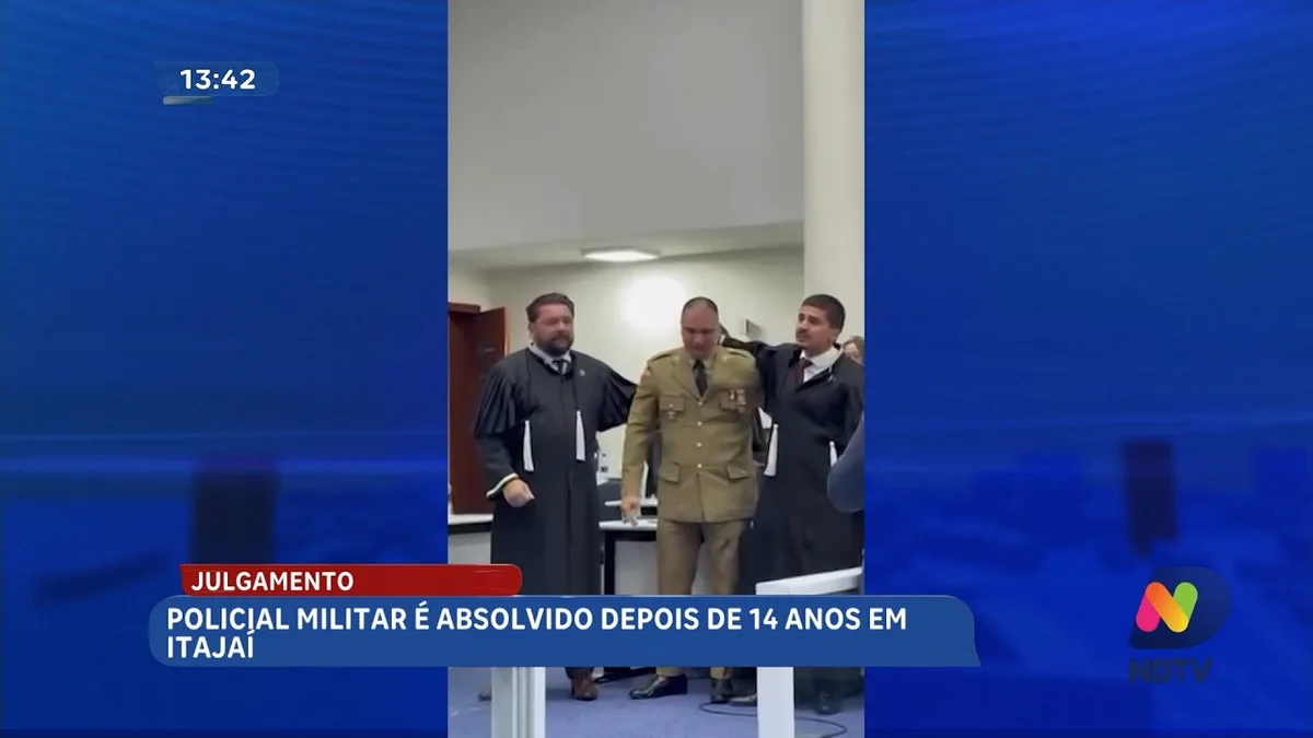 Júri de policial militar acusado de morte termina após 12 horas em Itajaí