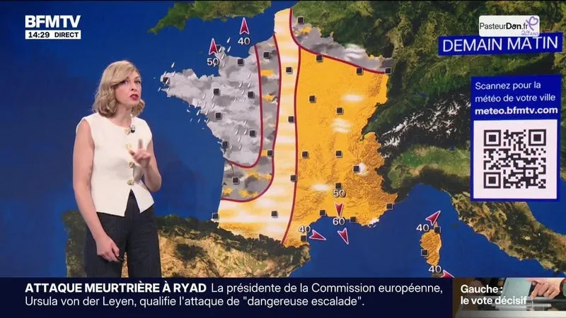 La météo pour ce lundi 12 octobre 2026