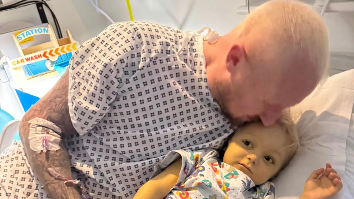 Man donates part of liver and bowel to save son
