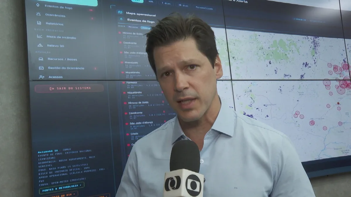 Eleições 2026: Daniel Vilela promete uso de tecnologia e aumento da atuação de bombeiros no controle de queimadas