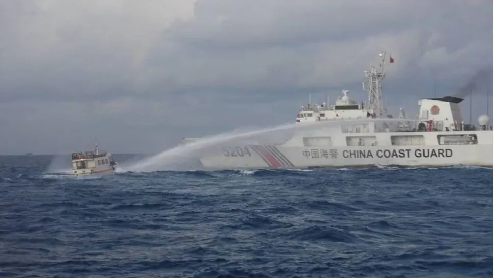 China Coast Guard vessel rams Philippine boat in South China Sea, no injuries