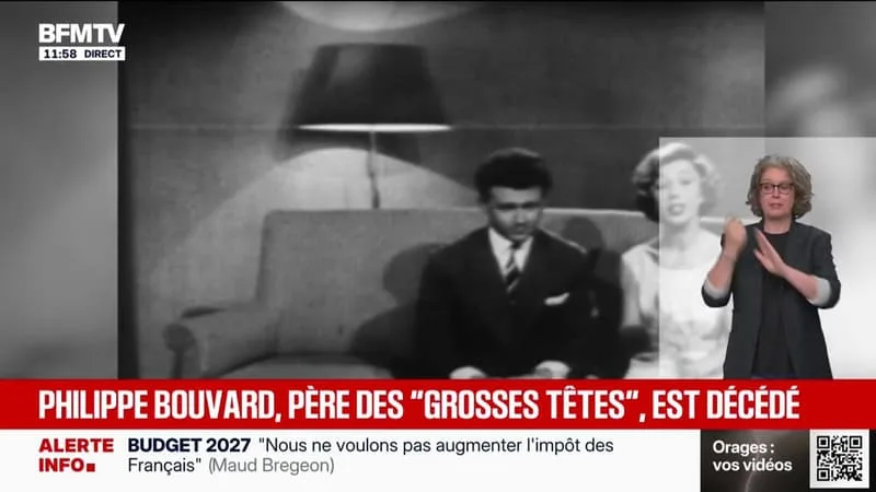 Mort de Philippe Bouvard: retour sur la carrière du père des "Grosses Têtes"