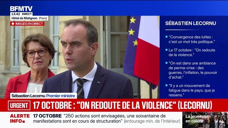 "On n'attend pas pour répondre aux préoccupations des lycéens", déclare Sébastien Lecornu