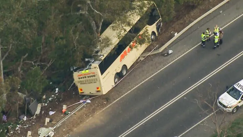 ‘It was a real mess’: Woman dead, several injured after bus collision