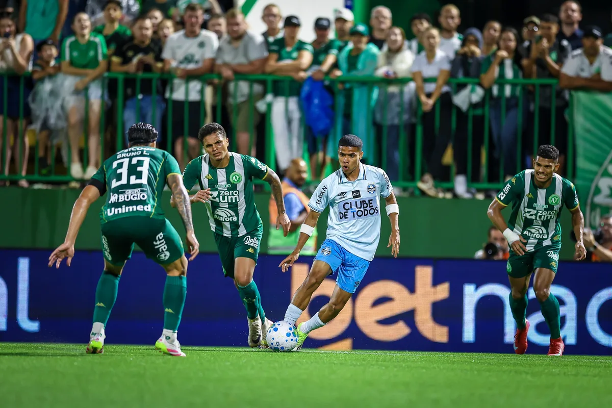 Grêmio recebe a Chapecoense com retrospecto preocupante contra a parte de baixo da tabela