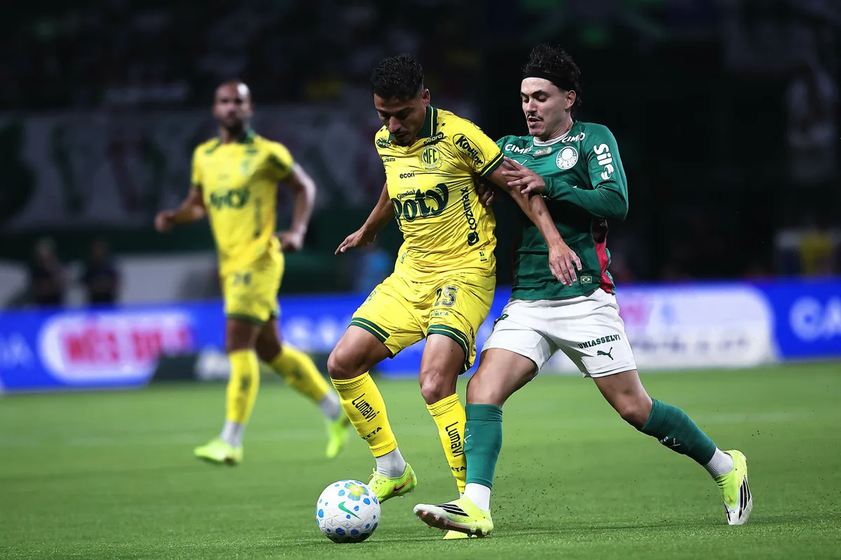 CBF altera horário do jogo entre Mirassol e Palmeiras
