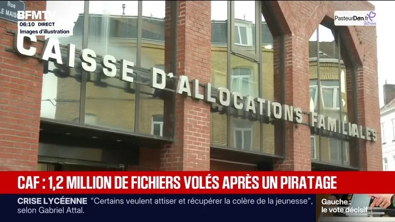 Un site relié aux Caisses d'allocations familiales victime d'une fuite de données