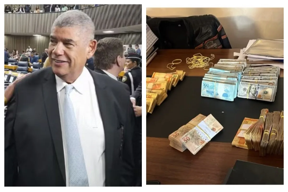 Polícia encontra 'passagem secreta' entre imóveis ligados a Milton Leite e R$ 280 mil e US$ 89 mil em malas