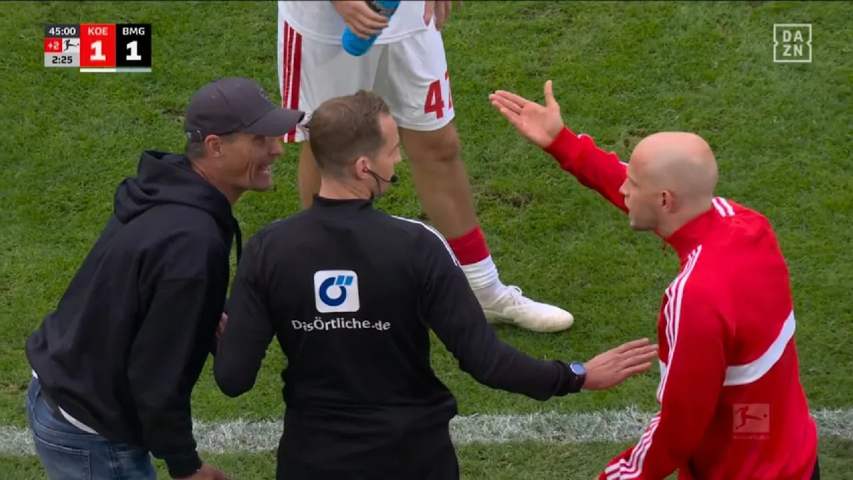 Nach Verletzungs-Schock für Köln - Plötzlich zoffen sich die Trainer an der Seitenlinie