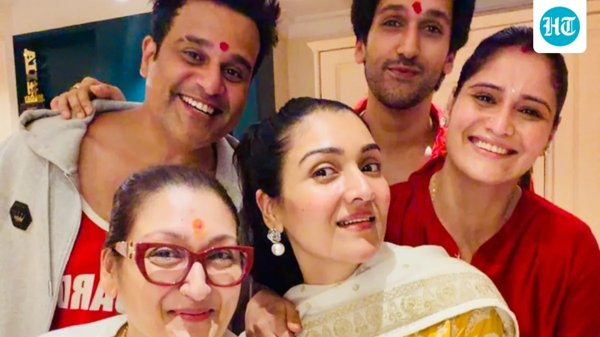 Krushna Abhishek celebrates Rakhi with mami Sunita Ahuja and her kids; Govinda skips celebration
