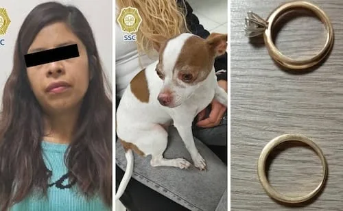 Cae mujer que secuestró a una perrita en calles de Iztapalapa; víctimas entregan anillos de oro para rescatarla