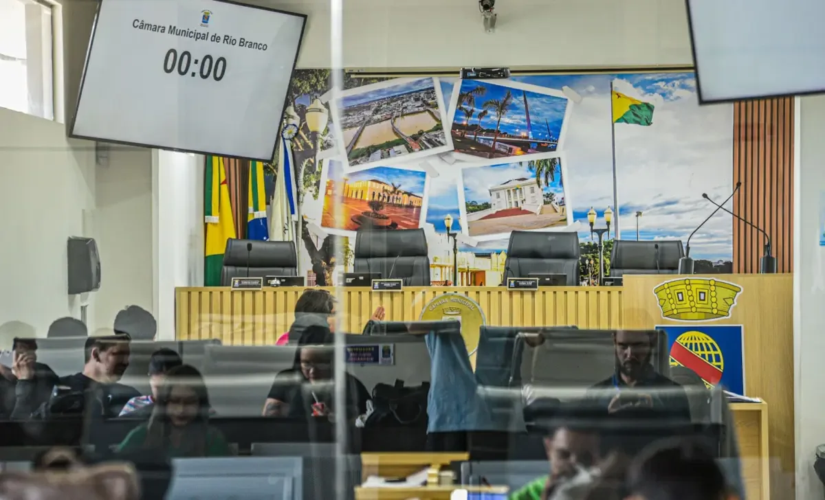 Sessão da Câmara de Rio Branco não é realizada por falta de quórum nesta quinta