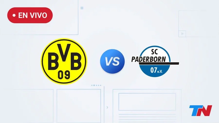 Borussia Dortmund vs SC Paderborn 07 en vivo por la fecha 3 de la Bundesliga de Alemania: hora, dónde ver y formaciones