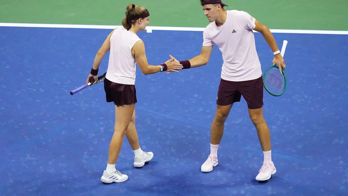 Tennis: Muchova/Mensik gewinnen Mixed-Finale bei US Open