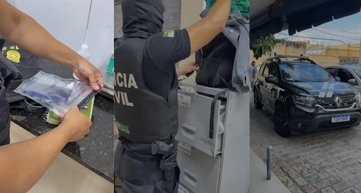 Polícia cumpre mandados de busca na casa de dois vereadores em operação que investiga venda irregular de exames no Hospital Walfredo Gurgel