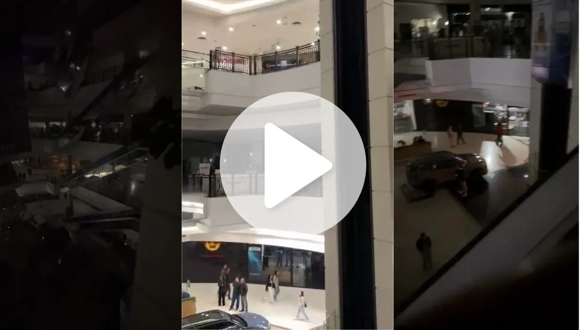 Shopping sofre apagão em Florianópolis e clientes ficam no escuro por mais de uma hora; imagens mostram escadas rolantes paradas