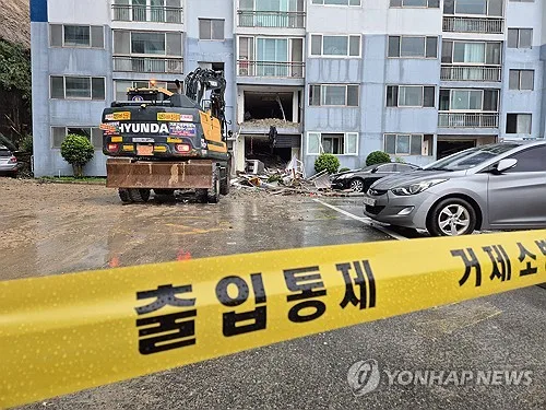 거제·통영 물폭탄에 국가소방동원령…136명 구조·1명 사망