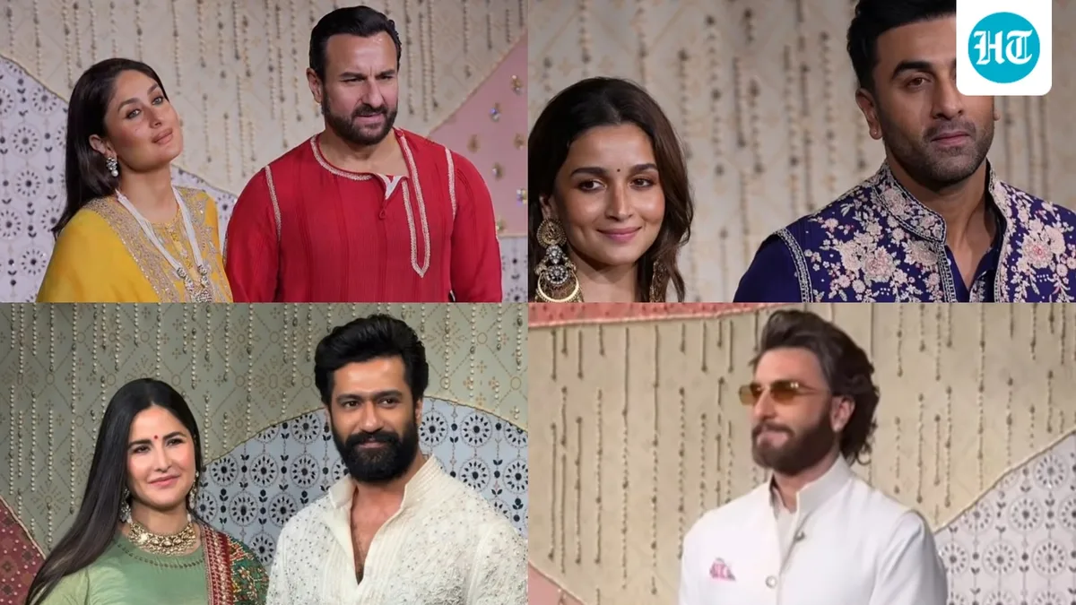 Ranveer Singh arrives solo; Katrina Kaif-Vicky Kaushal, Alia-Ranbir attend Ambani's Ganesh Chaturthi celebration