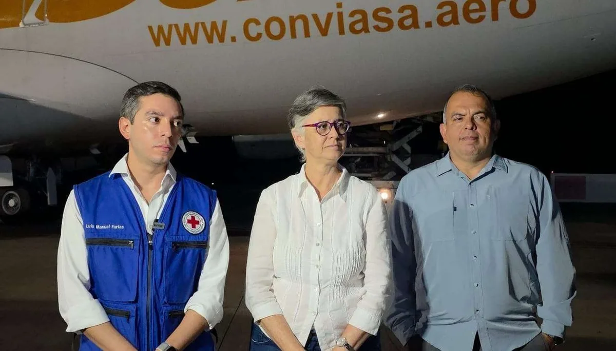 Venezuela recibe más de 70.000 medicamentos de la Cruz Roja Italiana