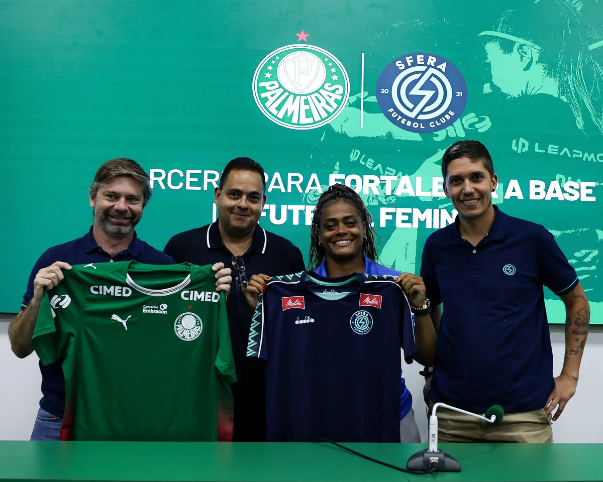 Palmeiras e Sfera acertam parceria para formação de atletas da base no futebol feminino