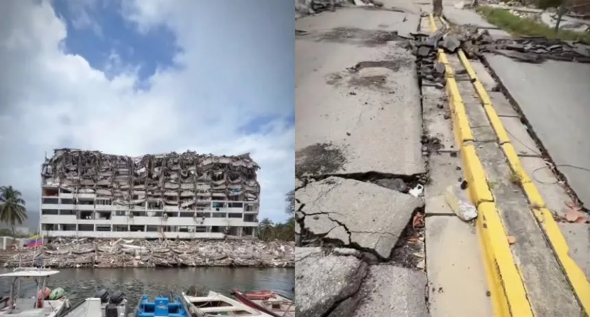 Destrucción y desolación: Así lucen los alrededores de la marina de Caraballeda a dos meses de los terremotos