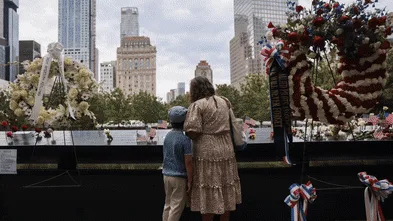 ‘These were people like you and me going to work’: America remembers 9/11 victims 25 years on