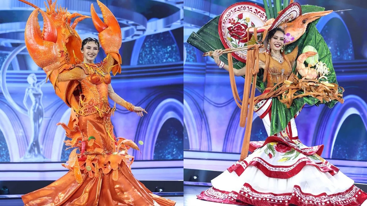 Miss Universo Tailândia: Candidatas inovam com vestidos de pratos típicos