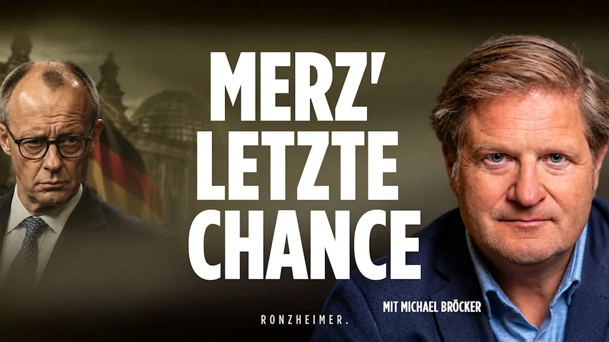 RONZHEIMER - Inside Kanzleramt: Merz' plötzliche Macht-Wende? Mit Michael Bröcker