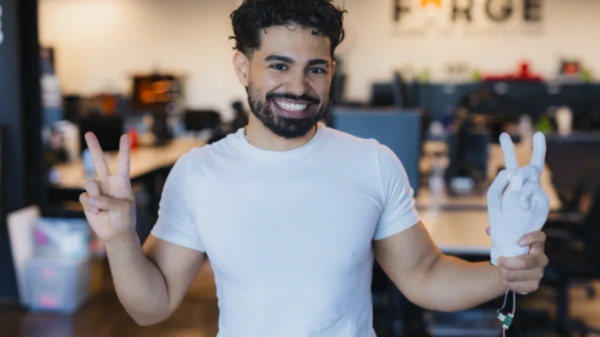 From Lego hand in Syria to AI prosthetic in Canada: Ahmed Ibrahim's journey