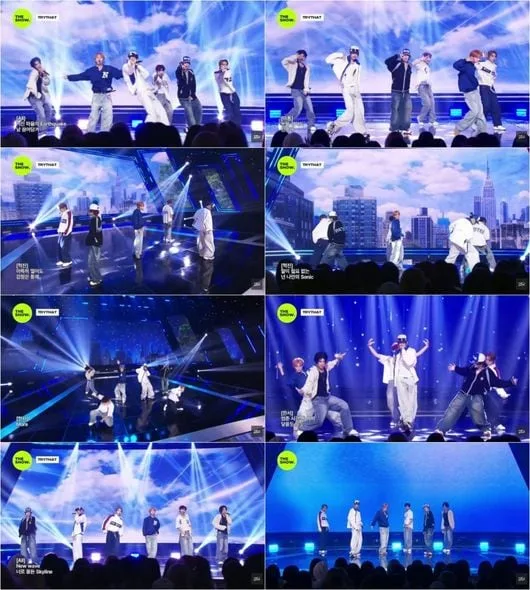 "주파수는 하나"…트라이댓, '더쇼'서 프리데뷔곡 'Frequency' 무대 최초 공개