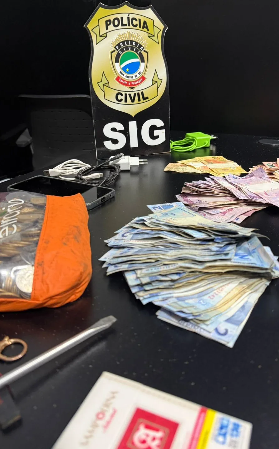 Homem é preso após sequência de 10 furtos na madrugada em Batayporã