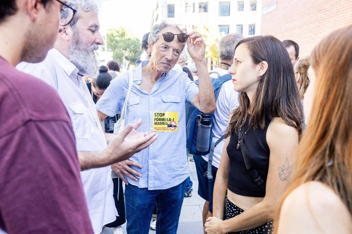 Belarra tacha a Ayuso de la presidenta "más corrupta" y acusa al PP de Madrid de "robar de lo público" con el GP de F1