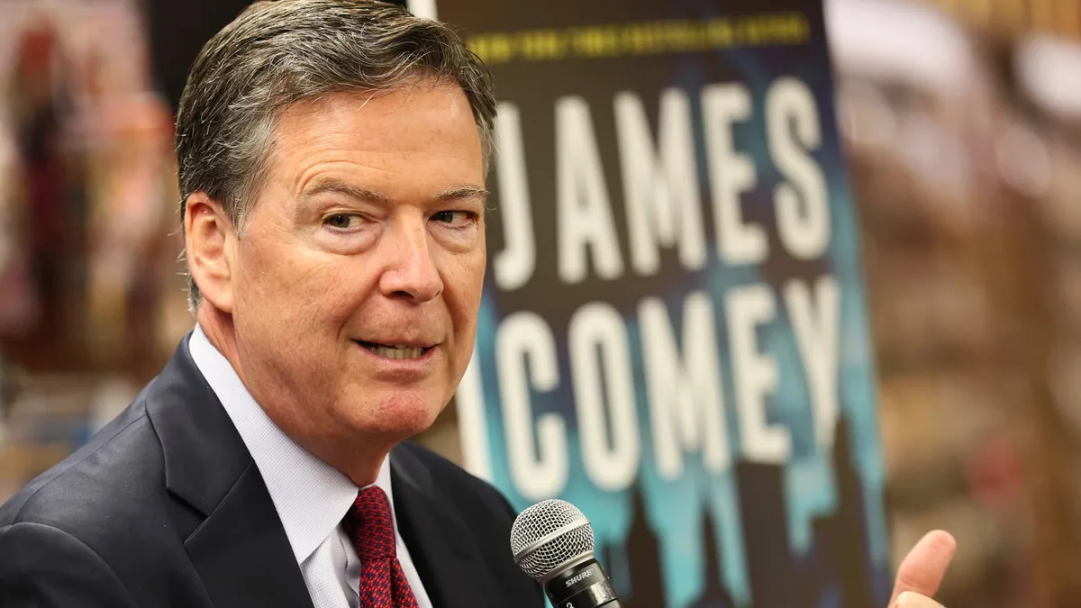 DOJ cites Comey's novel in urging judge not to toss ‘86 47' seashells threat to Trump case