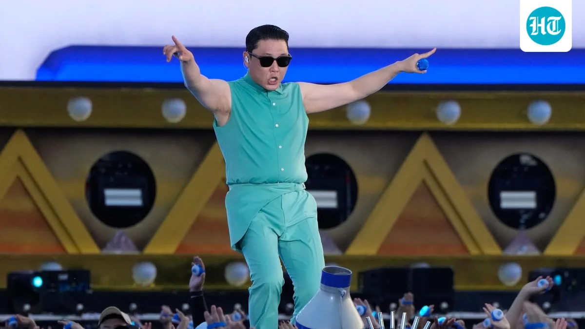 Fireworks at Psy's concert halt nearby baseball game for 19 minutes