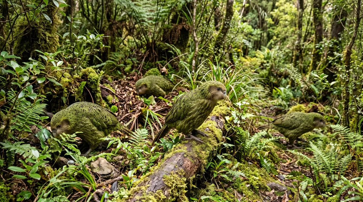 El kākāpō, el loro que muestra cómo la conservación puede revertir una extinción anunciada