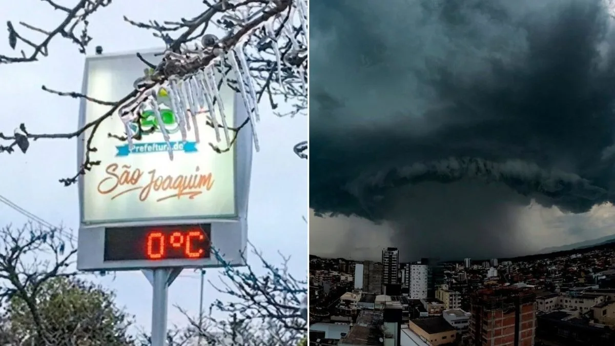 Onda de frio e ‘chuvaradas’ devem atingir o Brasil por até 30 dias; novos ciclones podem ocorrer na primavera