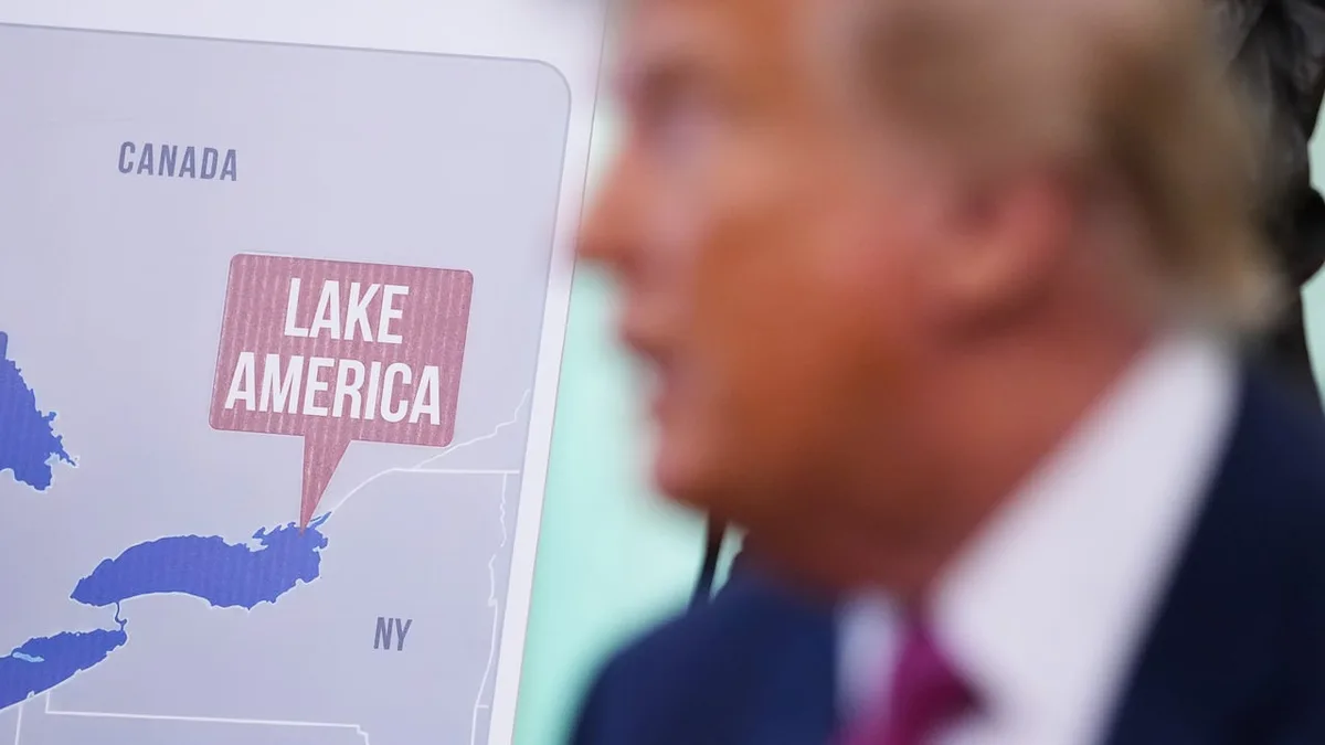 Trump signs order to rename Lake Ontario as 'Lake America'