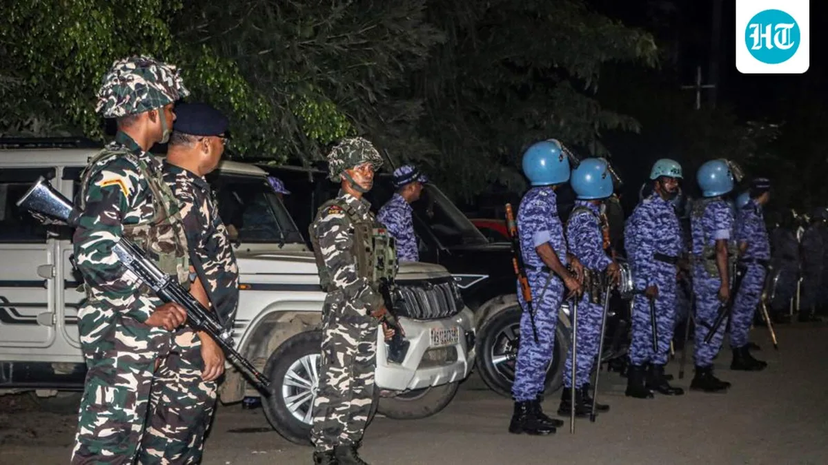 Manipur: Gunfire reported in Noney amid clash between ZUF factions