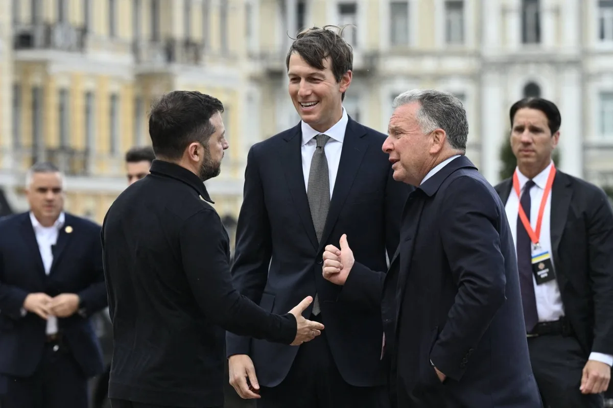 Trump envoys arrive in Kyiv in new push to end Russia’s war
