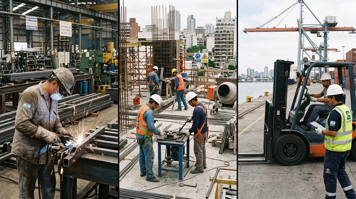 2023 vs 2026: cómo les fue a la industria, la construcción y el empleo en lo que va del Gobierno de Milei