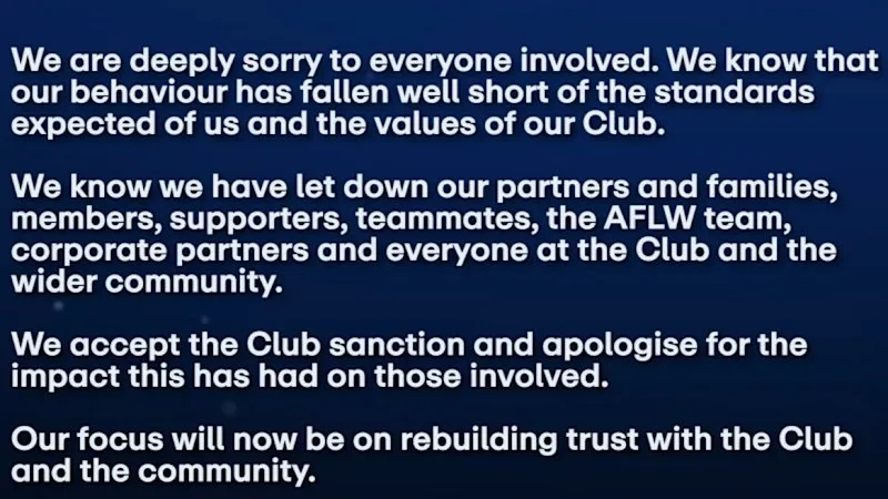 Swans ban five players over breach of standards amid police probe
