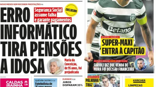 Hoje é notícia: "Elevador social morreu"; Erro tira pensões a idosa